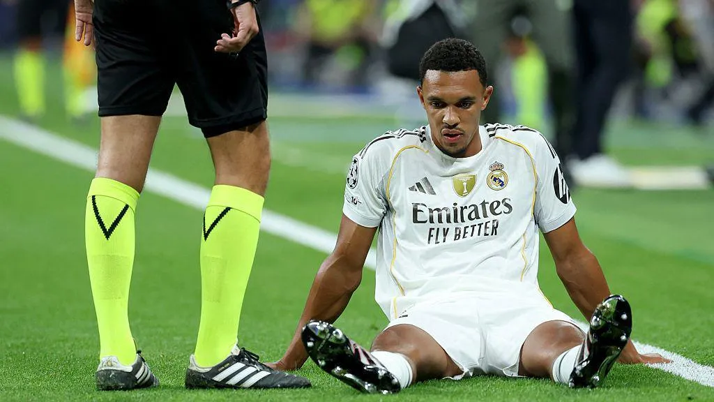 Trent Alexander-Arnold endures early injury in the Spanish giants European tie